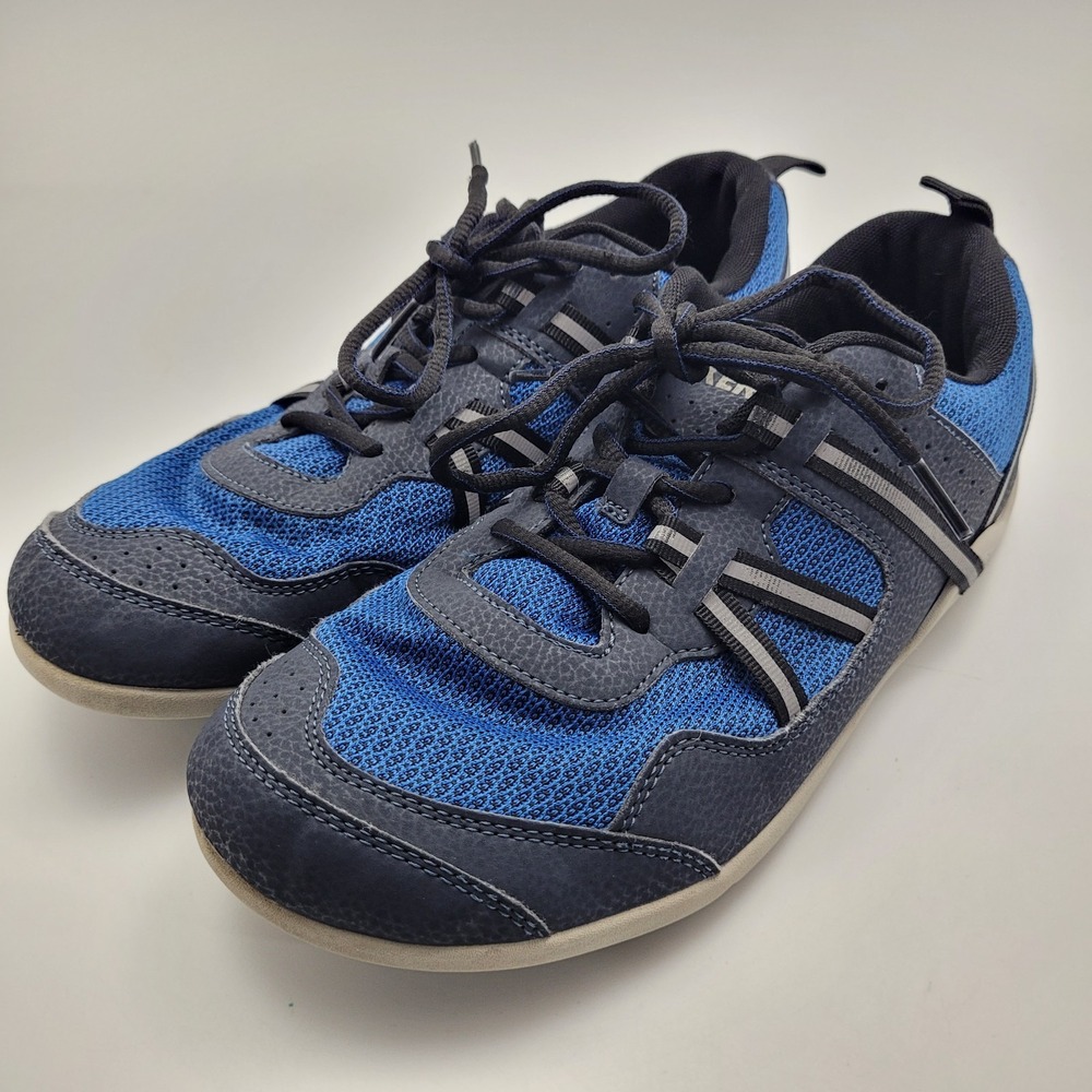 Xero Prio Barefoot Minimalist Athletic Shoes Blue Grey Mens Size 10.5 US
